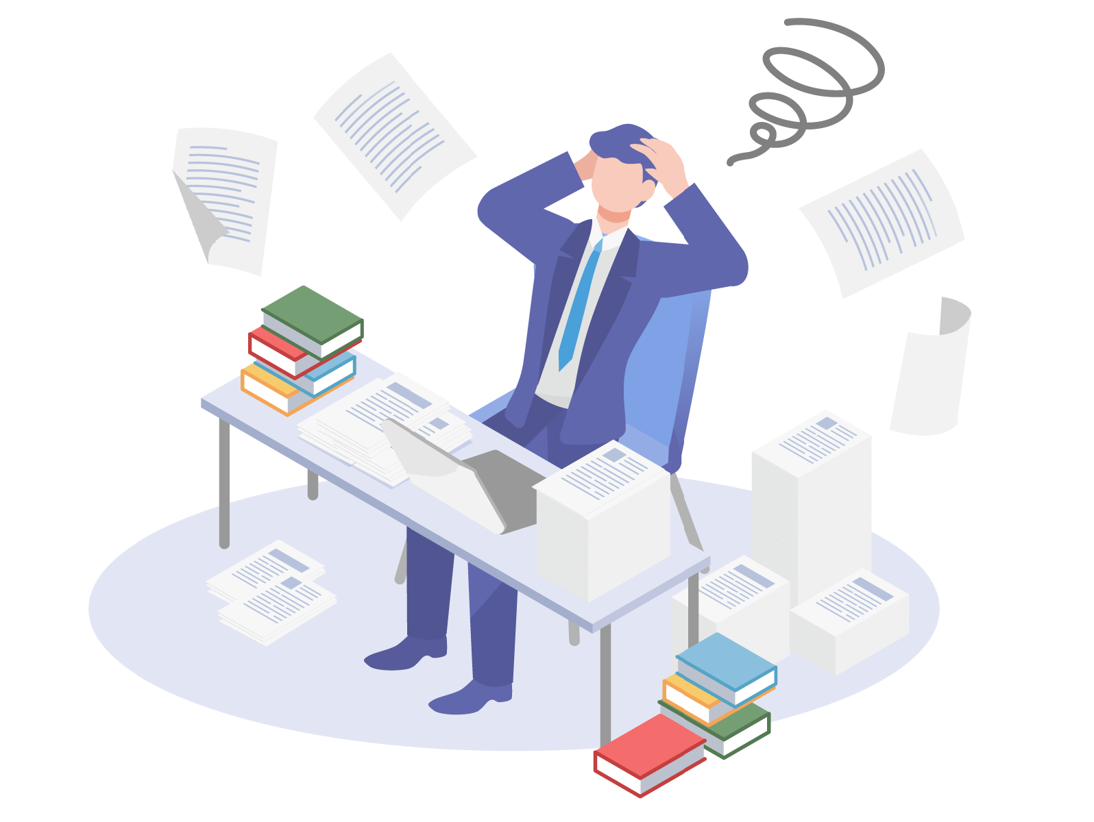 イラスト:お悩み